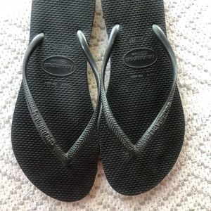 Black Havaianas Flip Flops